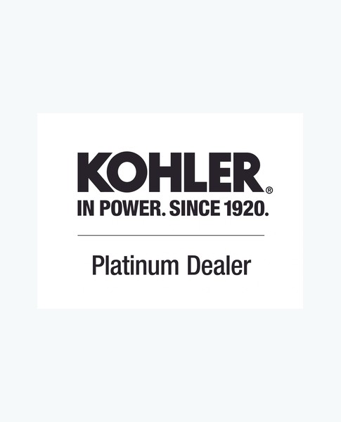 Kohler In Power Since 1920 Platinum Dealer lockup